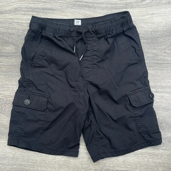 Gap Cargo Shorts, Drawstring, black - Picture 1 of 4